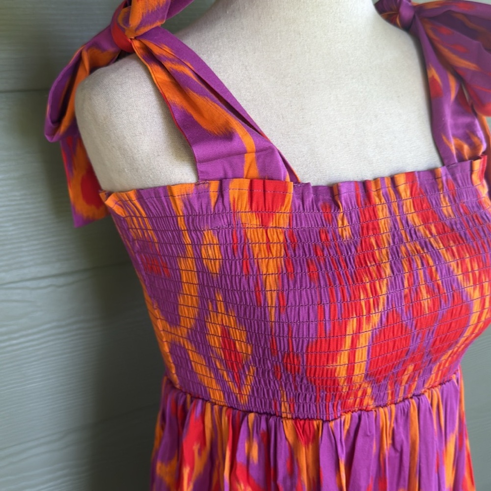 Sheridan French “Kelly” Dress in Sunset Ikat - Picture 4 of 9